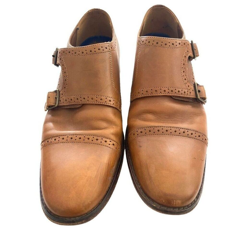 10 Bostonian Nantasket Monk Strap Dress Shoes‎ Brown